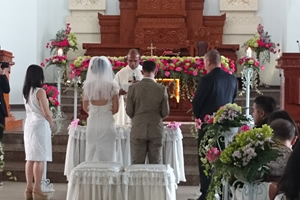 bali catholic wedding