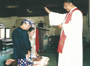 bali christian wedding