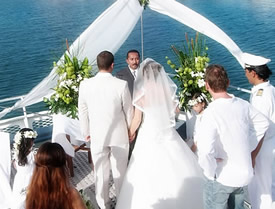 bali cruise wedding