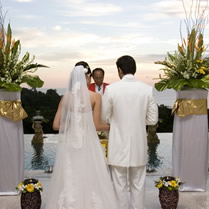 bali lagen cliff villa wedding